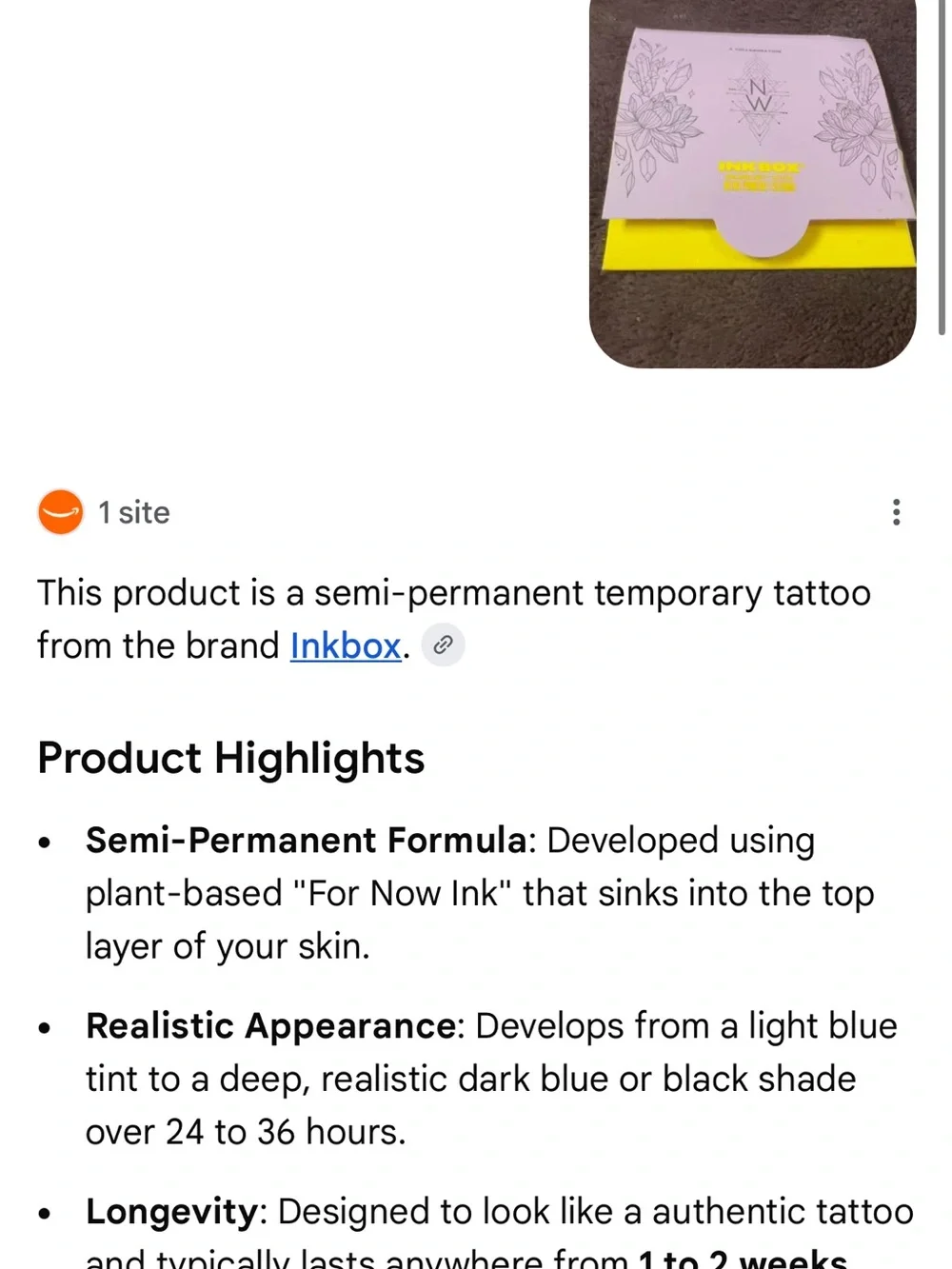 Purple Gold Whimsigoth kit INKBOX Temporary Tattoo Kit & Winky Lux Brow Pencil